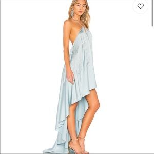 Blue Michael Costello maxi dress